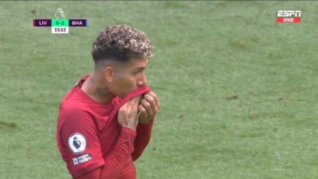 Liverpool vs. Brighton: gol de Roberto Firmino para el descuento 1-2 de los ‘Reds’ [VIDEO]