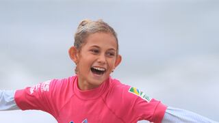 Catalina Zariquiey, la tablista de 10 años que obtuvo el campeonato mundial de surf femenino en Brasil