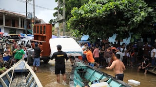 Madre de Dios: Familias son rescatadas en botes tras inundación por crecida de río | VIDEO 