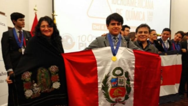 ¡Orgullo nacional! Estudiante obtuvo la medalla de oro en Olimpiada Iberoamericana de Química