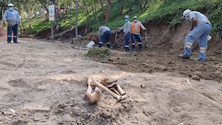 Huesos humanos fueron descubiertos en el parque Loma Amarilla de Surco