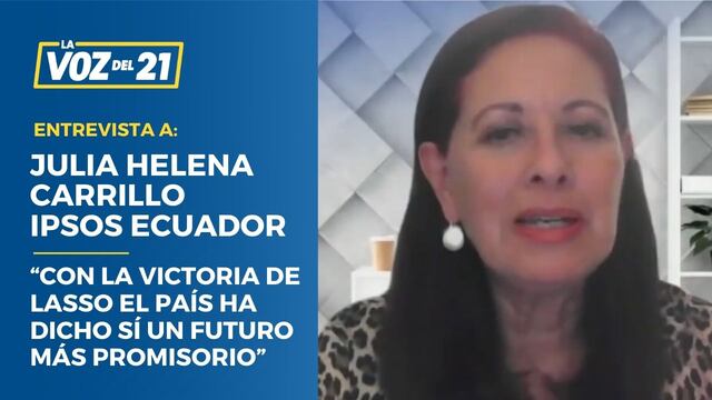 Ipsos Ecuador: “Con la victoria de Lasso el país ha dicho sí un futuro más promisorio”
