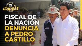 Fiscal de la Nación denuncia constitucionalmente a Pedro Castillo