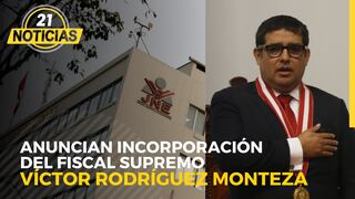 Fiscal de la nación anuncia incorporación del fiscal supremo Víctor Rodríguez Monteza al Pleno del JNE