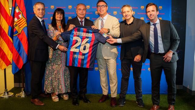 Scotiabank renueva patrocinio como el socio regional del FC Barcelona hasta el 2026