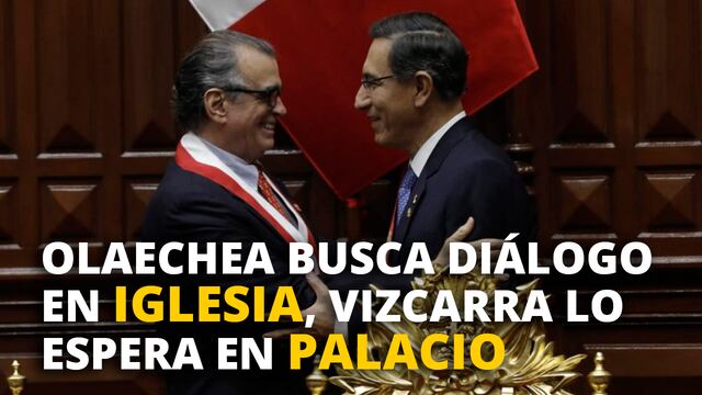 Pedro Olaechea quiere diálogo en iglesia pero Vizcarra lo espera en Palacio