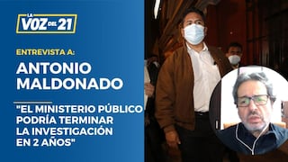 Exprocurador Antonio Maldonado: “Ministerio Público podría terminar investigación en 2 años”