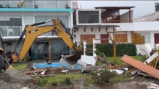 Municipalidad de Lurín demolió piscina de Susana Villarán
