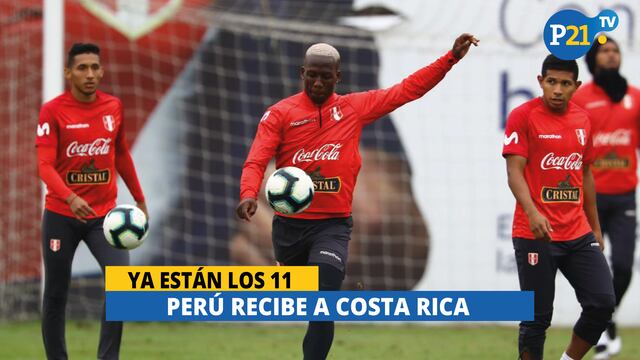 Perú con equipo listo para recibir a Costa Rica