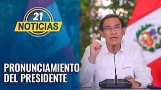 Pronunciamiento del presidente Martín Vizcarra