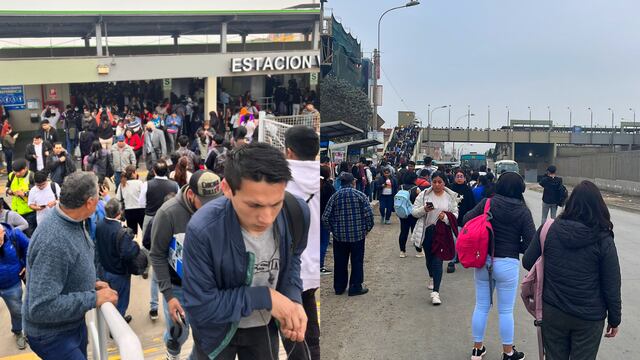 Línea 1 del Metro de Lima: Largas colas se formaron por falla de los trenes