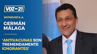 Germán Málaga: ‘Los antivacunas son tremendamente ignorantes’