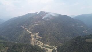 Puno: focos de incendio forestal en San Pedro de Putina se redujeron a cuatro