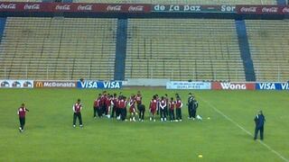 La selección peruana ya está en La Paz