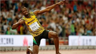 Usain Bolt y su divertida manera de graficar el distanciamiento social