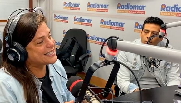 Giovanna Valcárcel y Anthony Chávez, conductores de Radiomar.