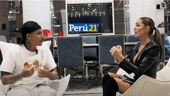 Ana Paula Consorte cuestiona a Paolo Guerrero sobre sus planes de boda. (Captura: YouTube)