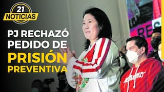 Keiko Fujimori: Pedido de prisión preventiva contra la lideresa de Fuerza Popular fue declarado improcedente
