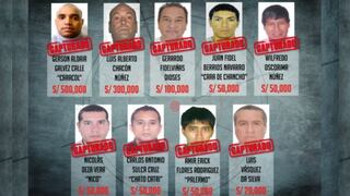 Policía Nacional capturó a 9 de los criminales más buscados en solo 3 meses