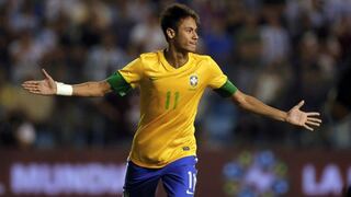 Neymar se pone a disposición de Luiz Felipe Scolari