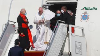 El papa Francisco llega a Irak en una visita histórica de tres días [VIDEO]