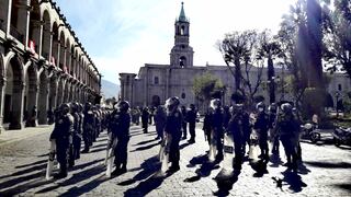 Arequipa: Policía realizó operativo para verificar que se acaten medidas contra el coronavirus