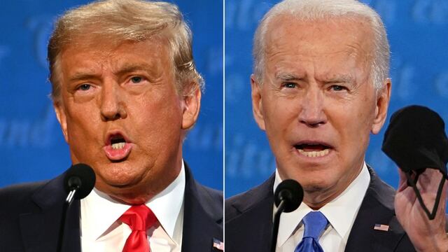Donald Trump y Joe Biden librarían una batalla legal entre tras los comicios
