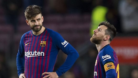Gerard Piqué y Lionel Messi involucrados en escándalo. (Foto: AFP)