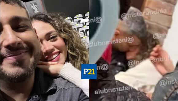 Ricardo Mendoza y Mayra Goñi fueron captados en apasionados besos en restaurant. (Foto: IG @ricardoelcomediante / Instarándula)