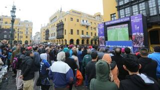 Perú vs. Estados Unidos se transmitirá en pantalla gigante en la Plaza de Armas