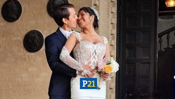 Yarita Lizeth se casó con su novio Patric Lundberg. (Foto: Difusión)