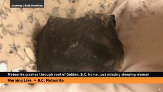 Canadá: Meteorito atraviesa el techo y casi mata a una mujer mientras dormía