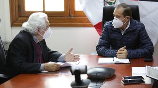 Walter Martos se reunió con secretario ejecutivo del Acuerdo Nacional por Pacto Perú