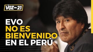Eduardo Ponce sobre declarar persona non grata a Evo Morales: “Era lo que se tenía que hacer”