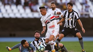 Sao Paulo igualó 0-0 ante Botafogo Con Cueva por el Brasileirao