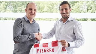 Claudio Pizarro fue presentado como refuerzo del colero de la Bundesliga [FOTOS]