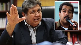 Alan García pide marcar distancia de la “dictadura de Nicolás Maduro”