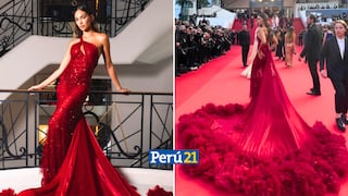 Natalie Vértiz lució imponente vestido en la alfombra roja del Festival de Cannes 2024