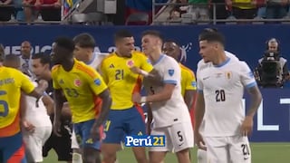 ¡Colombia se quedó con diez hombres! Daniel Muñoz se fue expulsado por doble amarilla (VIDEO)