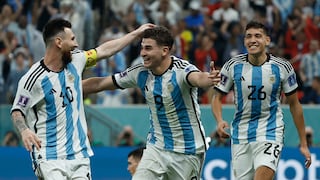 Argentina pasa a la final del Mundial Qatar 2022 tras golear 3-0 a Croacia