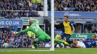 Premier League: Arsenal igualó 2-2 con Everton con un gol de Aaron Ramsey