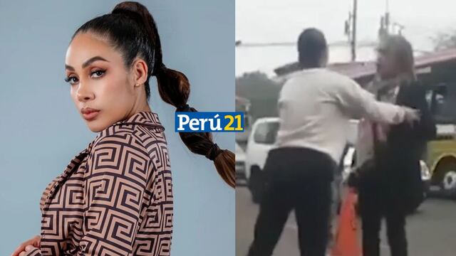 Dorita Orbegoso pierde los papeles y agarra a empujones a una mujer en la calle (VIDEO)