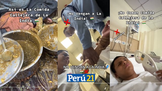 Tiktoker peruano es tendencia por su presunta muerte tras comer comida callejera en India | VIDEOS