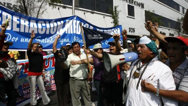 Minsa declara improcedente huelga de los trabajadores administrativos