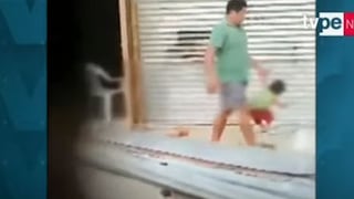 Piura: graban a hombre maltratando a niño de 3 años y haciéndolo caminar sobre alambre de púas