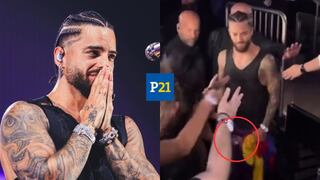 ¡Deplorable! Fan le tocó los genitales a Maluma y cantante reaccionó así | VIDEO