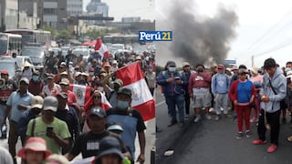 Grupos de seguidores de Pedro Castillo marchan en diversas ciudades [VIDEO]