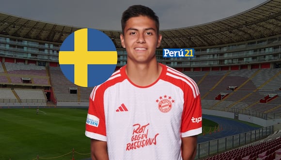 Vinlof ya jugó por la Sub 17 y Sub 19 de Suecia, donde nació (Foto: Bayern Munich).