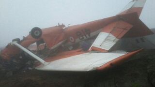 Villa María del Triunfo: Avioneta de instrucción de la FAP se estrelló en cerro