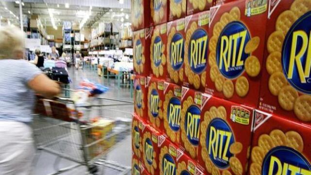 Galletas Ritz son retiradas en Estados Unidos, Puerto Rico e Islas Vírgenes por riesgo de salmonella